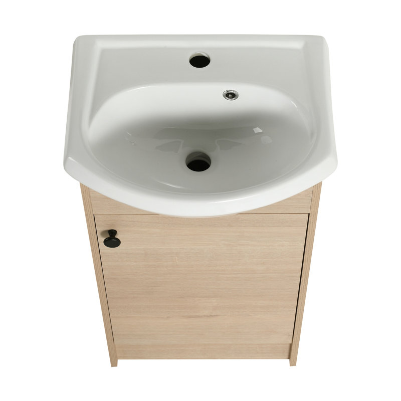 Meuble-lavabo autoportant de 18 po