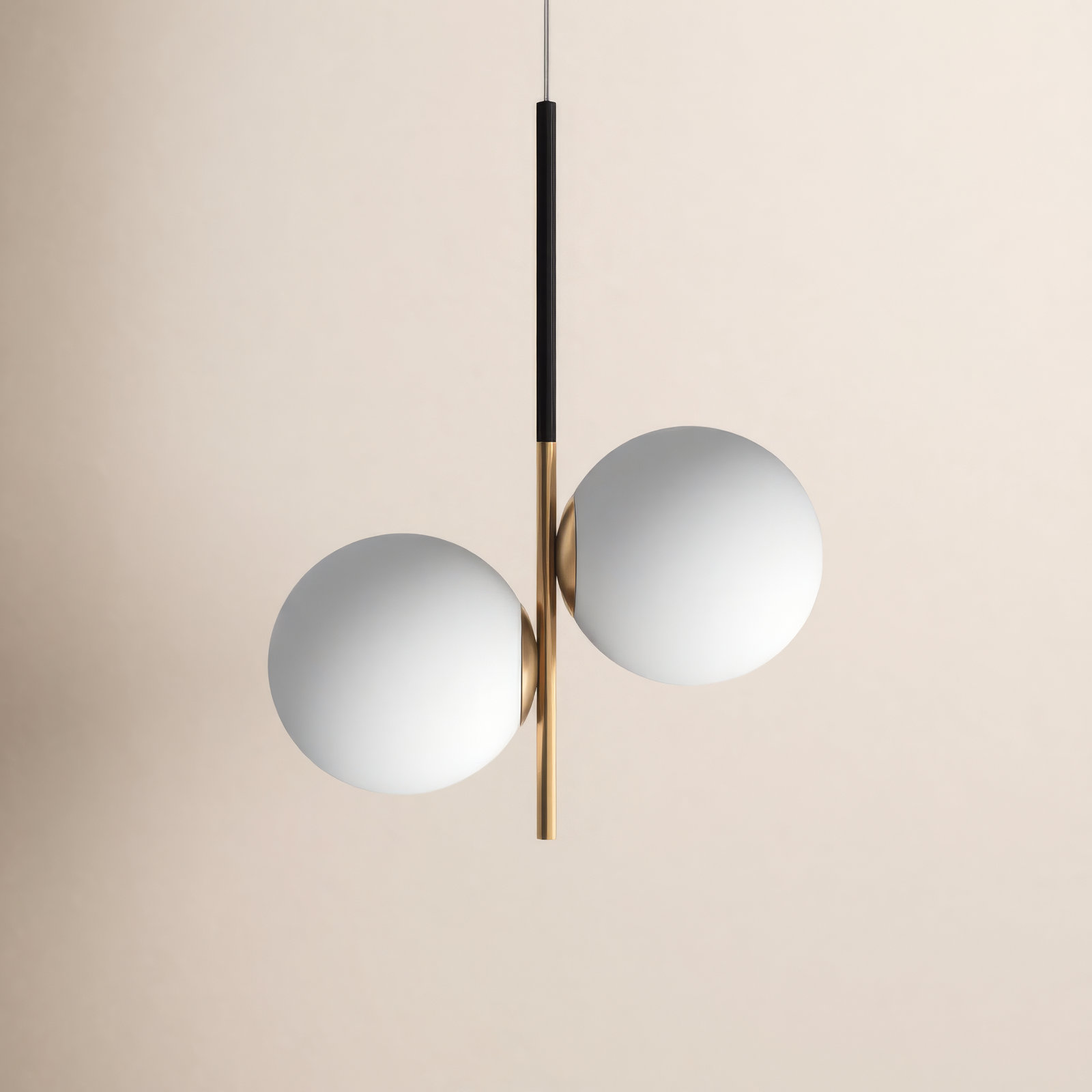 Drake Dimmable Globe 2-Light Pendant