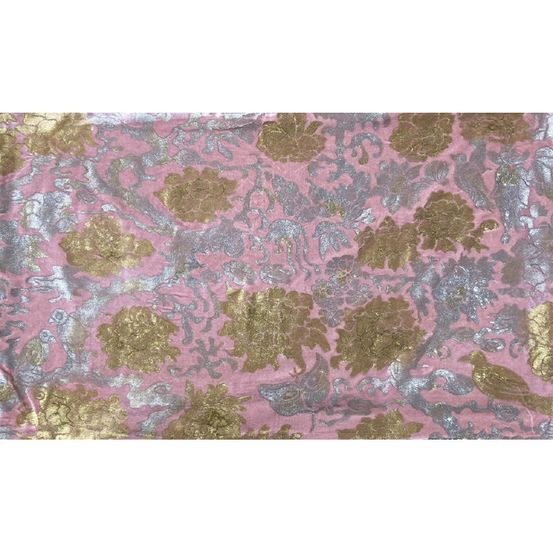 Chinese Branch 1 I Rectangular Pillow Cover, 19" x 32", Velvet
