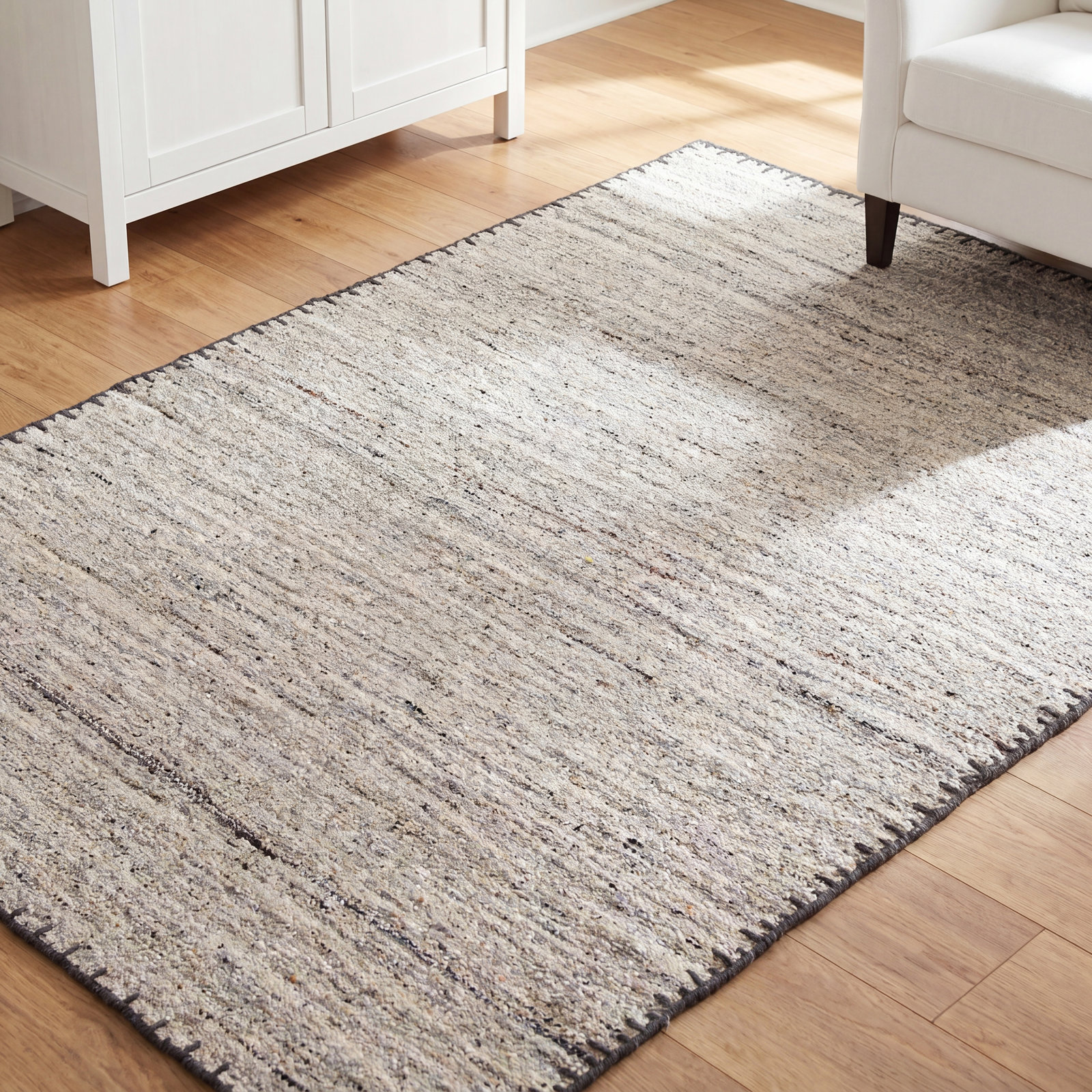 Jayde Hand-Woven Wool Rug, Rectangle 9' x 12'