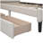 Upholstered Platform Bed with 2 Drawers-2054944444