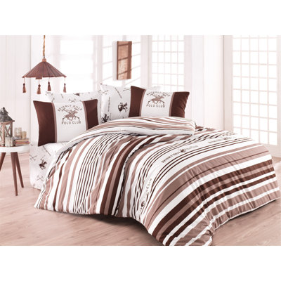 Ensemble de housse de couette en coton
