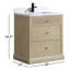 Meuble-lavabo simple avec plateau en pierre reconstituée Redondo-298663461