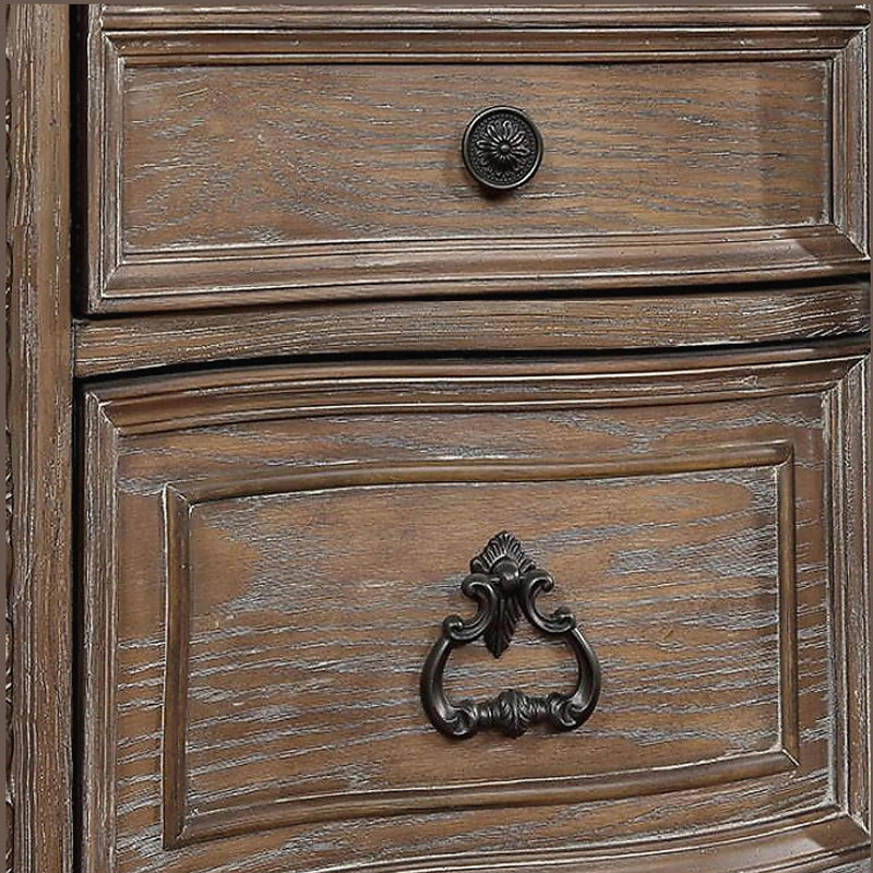 Table de chevet transitionnelle rustique ton naturel 1pc seulement