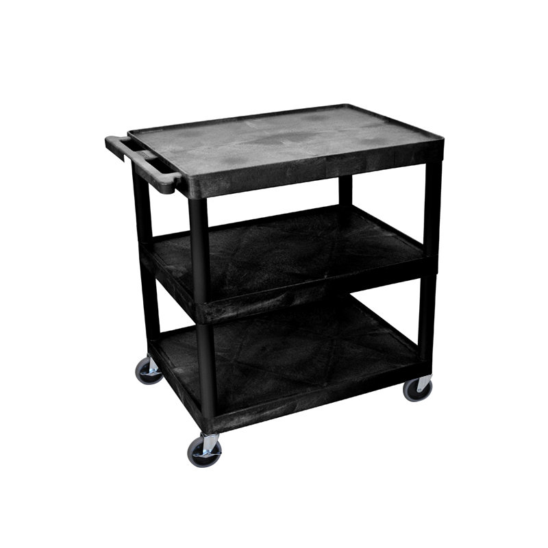 Tuffy Heavy Duty Utility Cart, Black