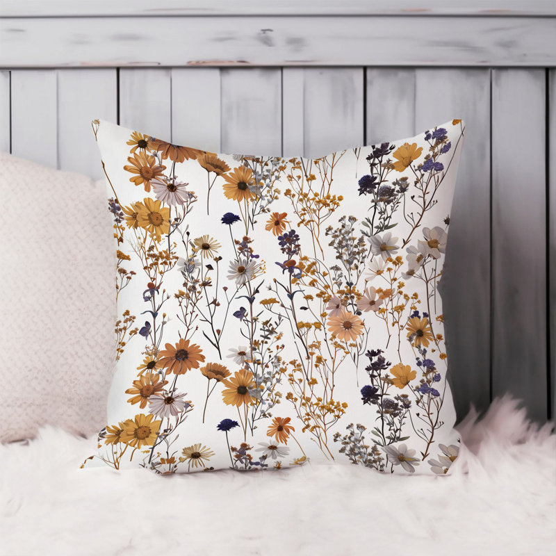 Botanical Fall Wildflower Pattern VII Cottage & Cottagecore