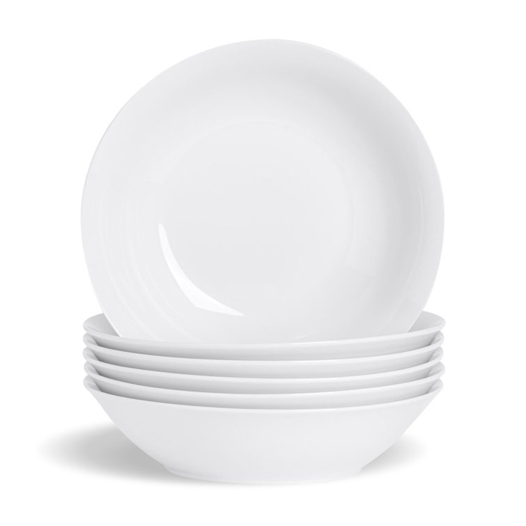 Argon Tableware - Classic Pasta Bowls - 25.5cm - White