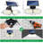 2 - Head LED Solar Powered Dusk to Dawn Outdoor Security Spotlight with Motion Sensor and Timer