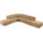 Hrefna Upholstered Curved Sectional with Ottoman Reversible-89266756