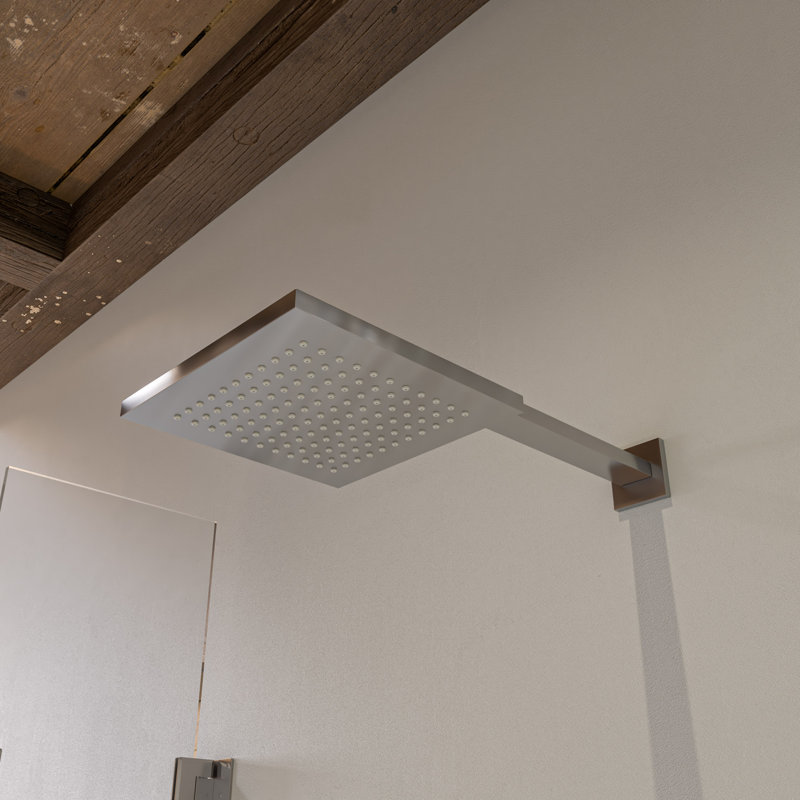 Complete Shower System with Rough in-Valve, Brushed Nickel