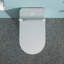 Toilette intelligente à bidet avec siège chauffant à ouverture automatique, lavage à l'eau tiède, sécheuse, affichage à DEL, nuit, option de chasse avec capteur de pied