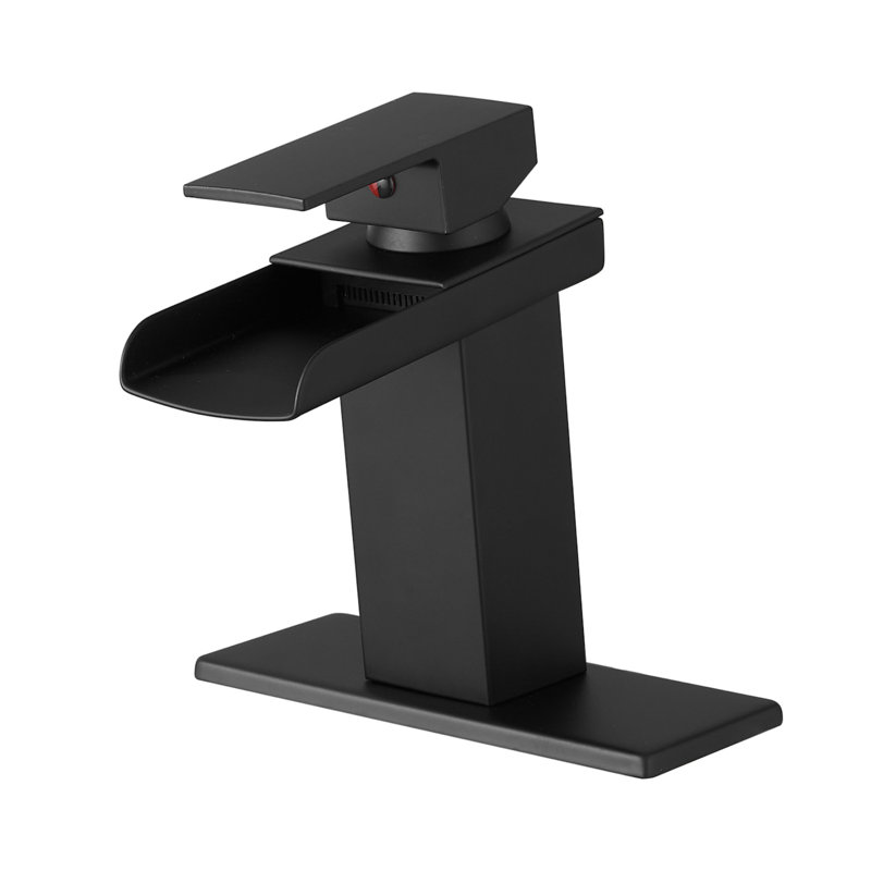 Bathroom Basin Single Hole Faucet with Single Handle Design, Black