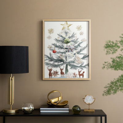 «Christmas Holiday Art» CECX, reproduction d'art encadrée