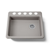 Riverby 25" L x 22" W Undermount Single Bowl Kitchen Sink