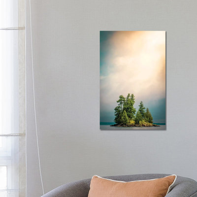 Small Island 1 Piece Wrapped Canvas Wall Art