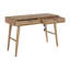 Bureau d'écriture semi-assemblé 45 "avec prises USB et CA Sedona, brun naturel Sedona-94114464
