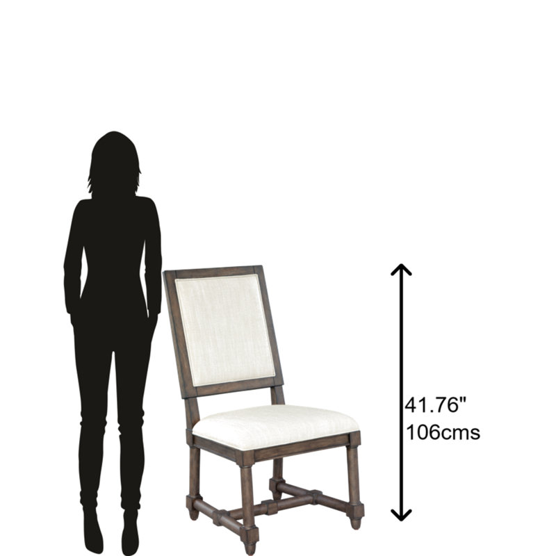 Hadik 20.01'' H Linen Upholstered Side Chair
