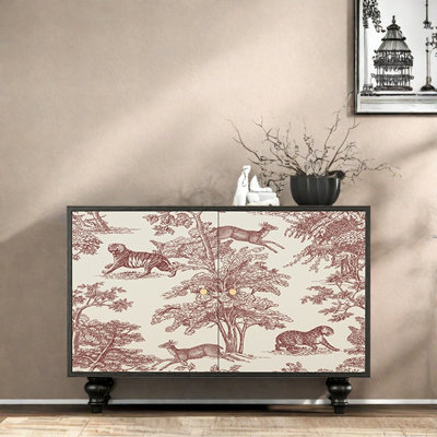 Armoire console en bois massif French French