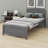 Platform Bed With Headboard And Footboard.-709233046