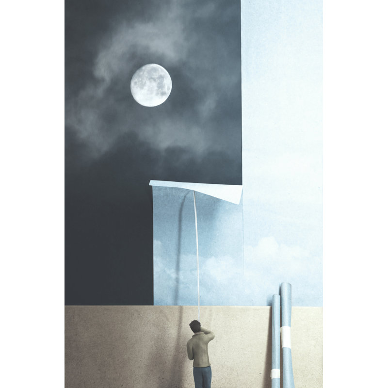 Surreal Abstract Concept - Wrapped Canvas Print, 46cm H x 30cm W x 3.8cm D