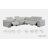 Anna-Louise Upholstered Power Reclining L-Shaped Sectional Reversible-647010627