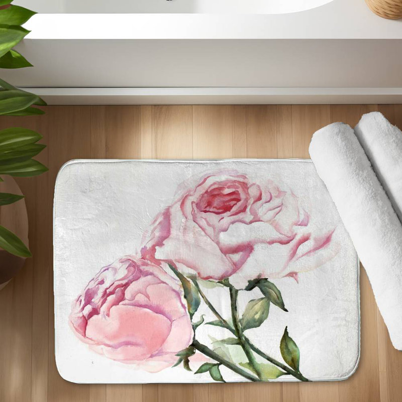 Wilian Non-Slip Bath Mat, 24"W x 17"L