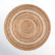 Elyse Round Handmade Jute/Sisal Tan/Ivory Area Rug