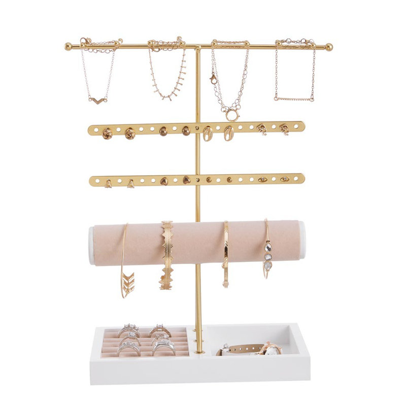 Metal Jewelry Organizer Tray + Portable