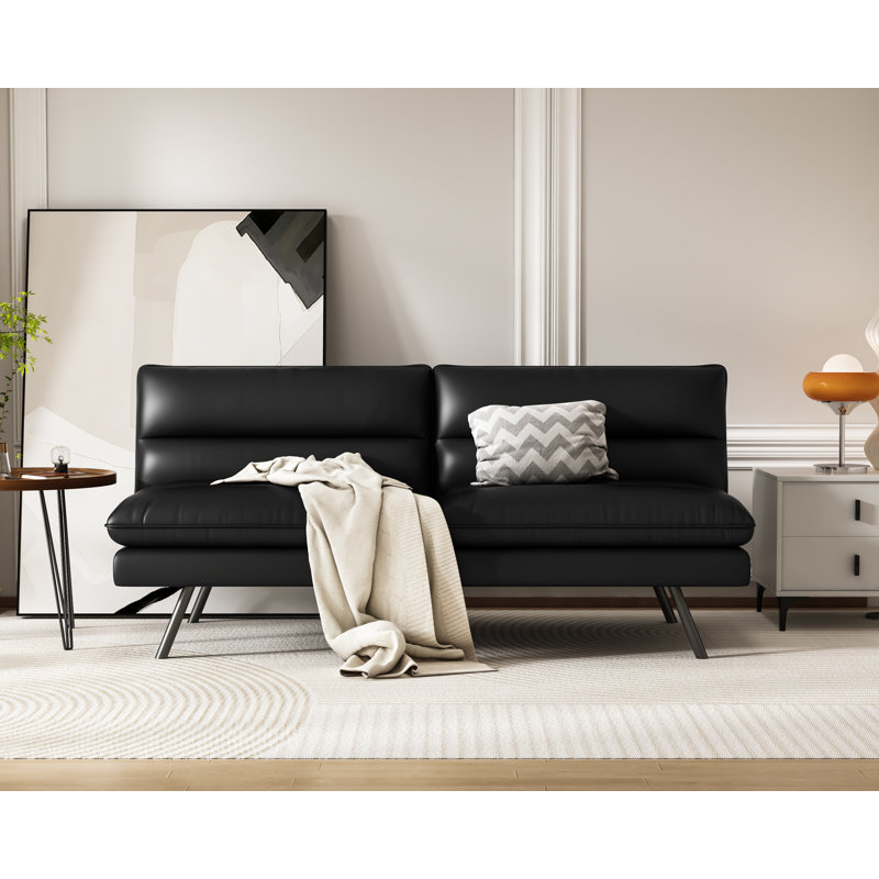 Broumov 3 Seater Sofa Bed, Black