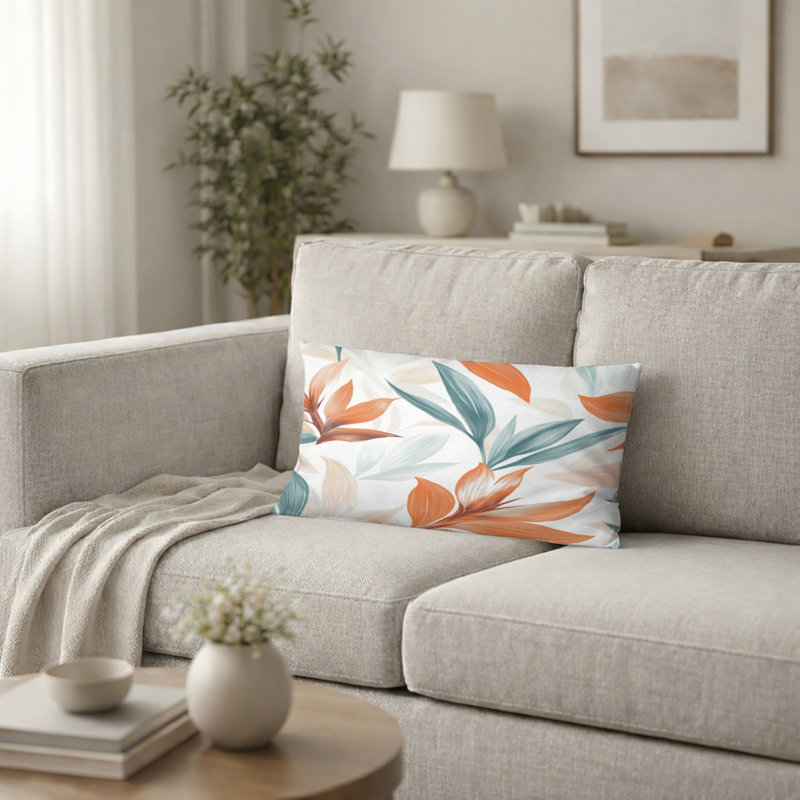 Coussin Floral - Coussin Coastal Paradise, H 12 po x l 20 po
