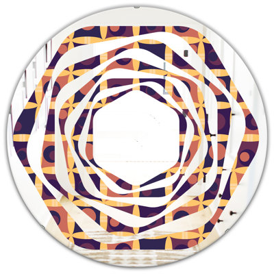 Miroir mural Whirl Grid
