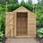 Value Overlap 8 ft x 6 ft Pressure Treated Shed with Window