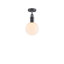 Fourche au plafond / globe / fumé / moyen / acier-825676489-825676484-809214910