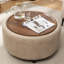 Bryonie Round Cocktail Ottoman with Storage-2098988781