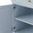K&K 52'' Kitchen Island with Drop Leaf, Embossed Texture Kitchen Island on Wheels with Spice Rack, Towel Rack, 2 Doors and 5 Drawers, Kitchen Storage Cart with Adjustable Shelf for Kitchen, Blue Grey-129171804