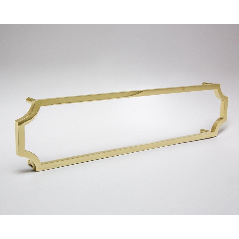 Classic Appliance Pull, Polished Brass Unlacquered