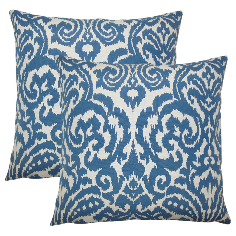 Square Pillow Cover & Insert, Aegean