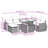 Vidaxl Garden Sofa Set Poly Rattan Large Adjustable Armrests