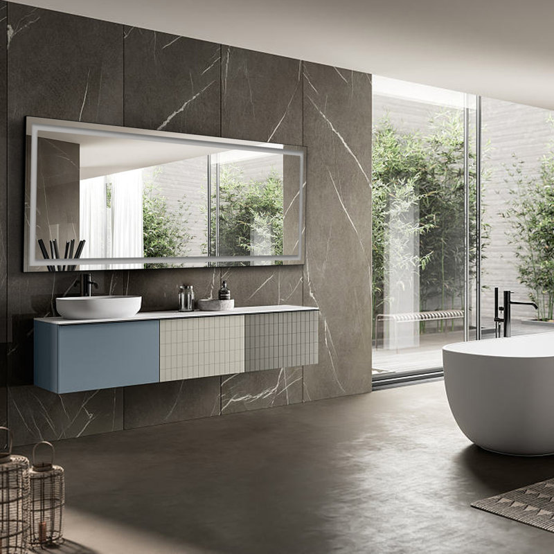 Miroir de salle de bain, 36 po x 96 po