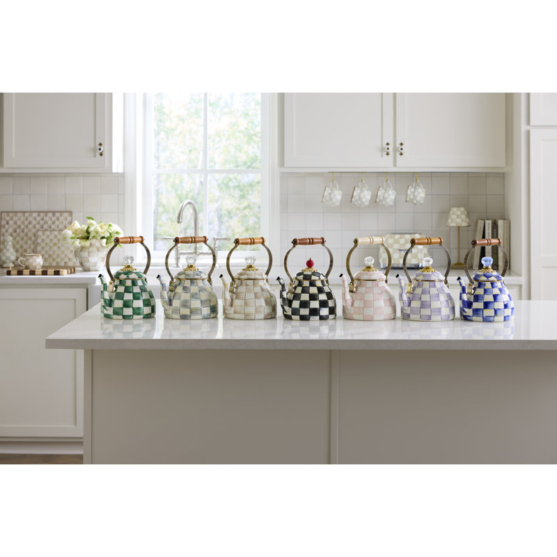 Mocha Check Glass Cutting Boards, Set Of 2