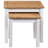 Nesting Tables 2 Pcs Coffee End Table Solid Pine Wood Panama Range-2058776078