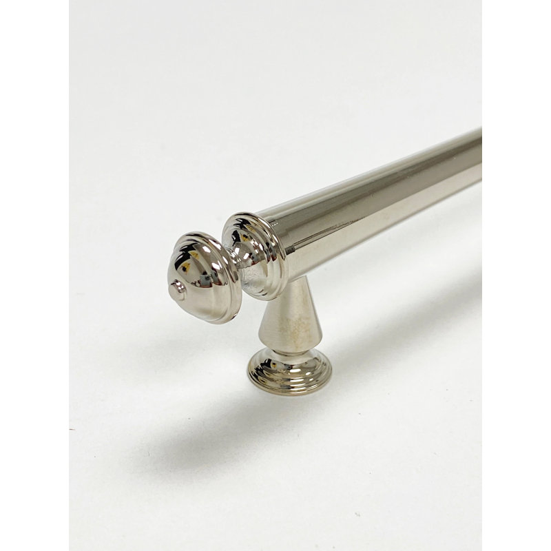 Emmeline Solid Brass Drawer Pull, Polished Nickel, 5"