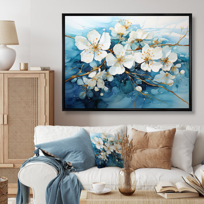 «Drip Transcendent Waters» sur toile