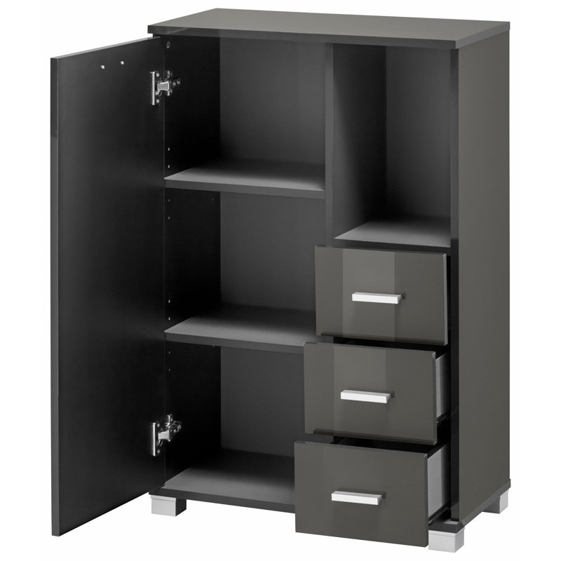 Armoire de rangement 3 tiroirs Niaimani Amrika