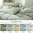 100% Washed Cotton Duvet Cover Set, Classic Check Pattern, Soft Breathable Bedding with Hidden Double Zipper and Envelope Pillowcases-122817776-122817770