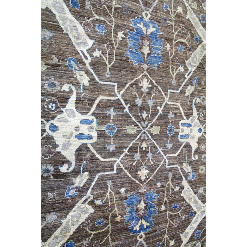 Arabesque One-of-a-Kind Rectangle 9'9" X 13'9" Area Rug