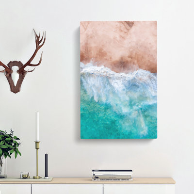Sandy Beach - Wrapped Canvas
