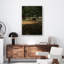 Chevreuil en lumière du soleil, reproduction - Art mural de la faune, impression sur toile, art animalier de l'heure dorée - décor de chalet rustique-6643751-6643744