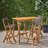Aiyden 4-Person Acacia and Wicker Bar Height Dining Set-812171522-900090520-900093261