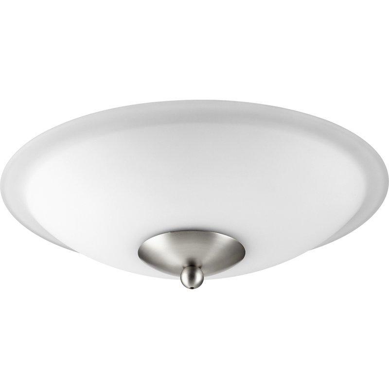11.5'' 2 - Light LED Light Kit Ceiling Fan Light Kit, Satin Nickel